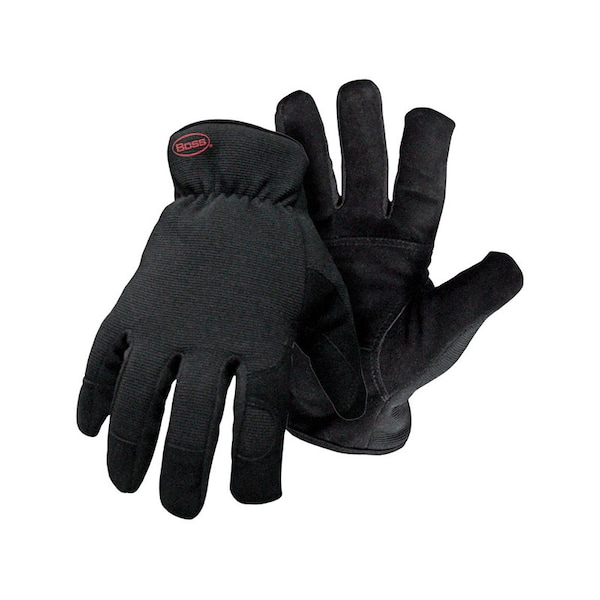 Boss Boss Guard Men's Indoor/Outdoor Insulated Mechanic's Glove Black M 1 pair 4143M - main